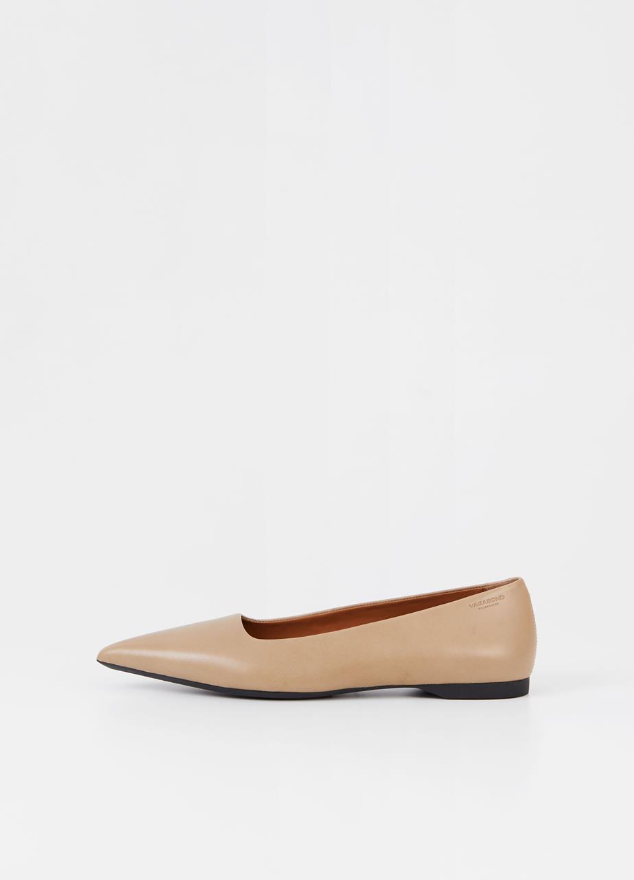 Hermine shoes Beige leather