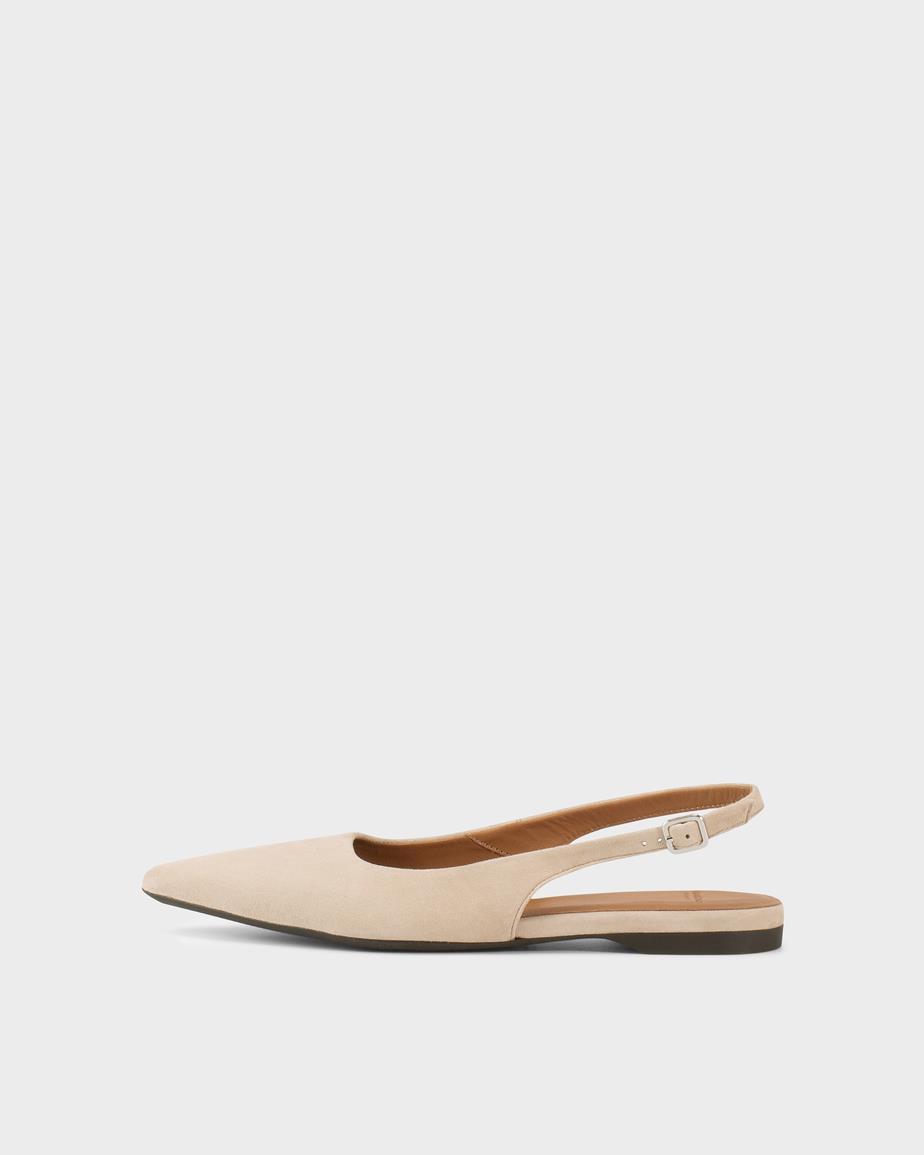 Hermine ballet flats Beige, Suede