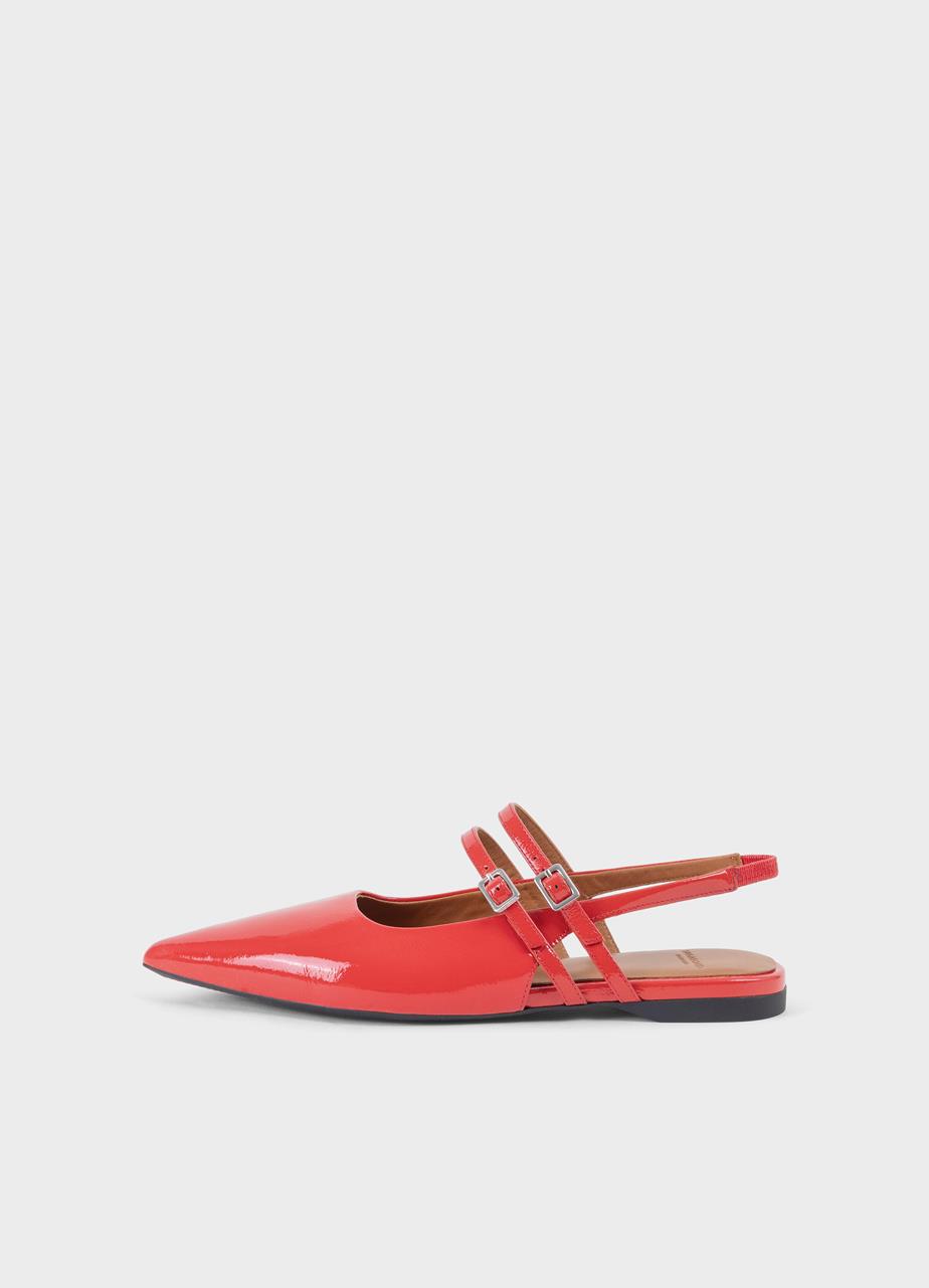 Hermine ballerina's ROOD LAKLEER