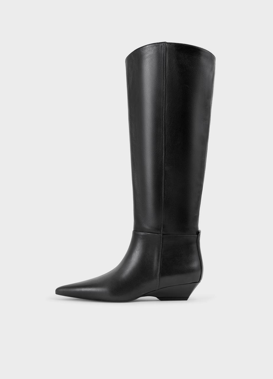 Sonya tall boots Black leather