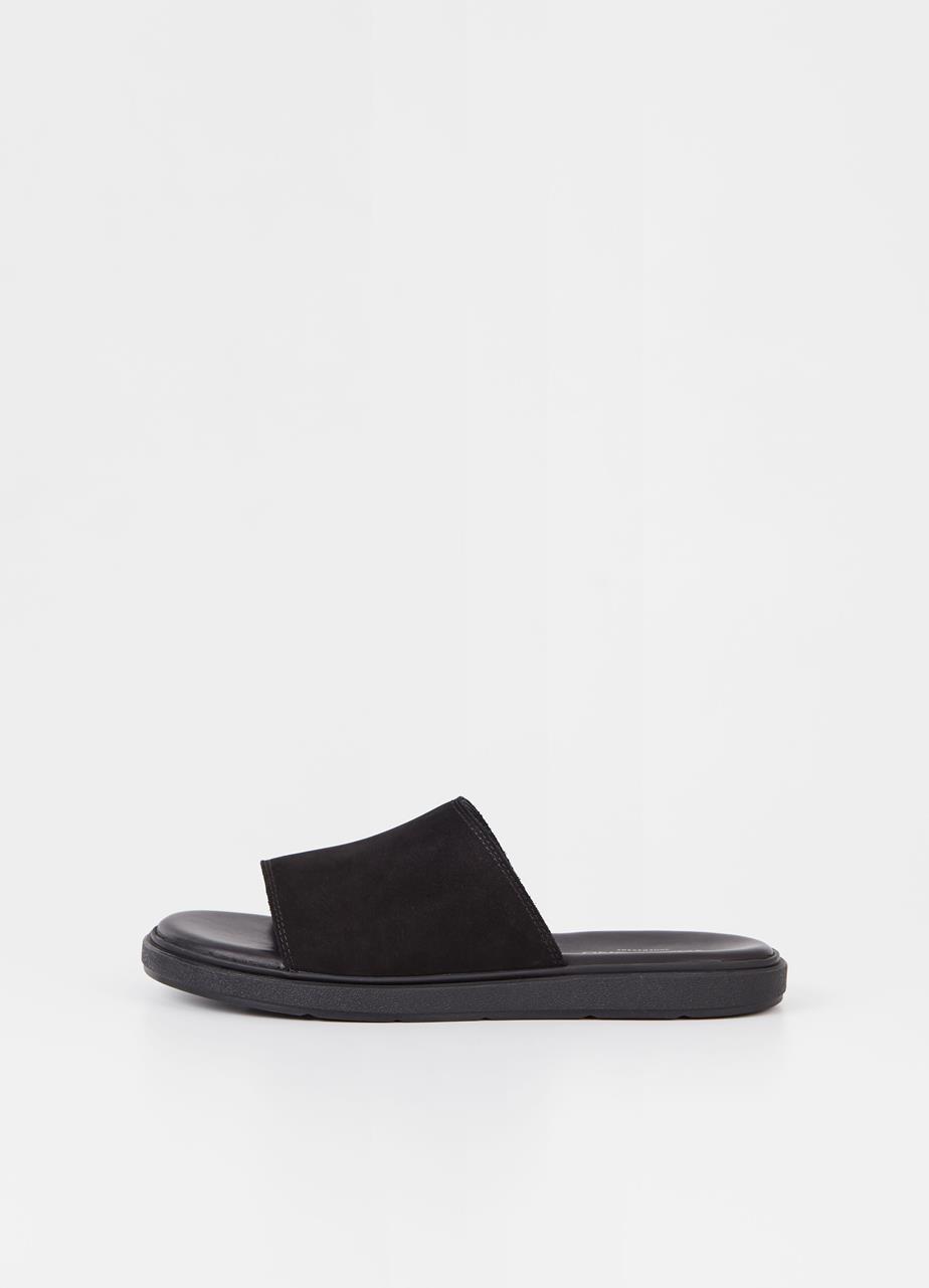 Mason sandalen Schwarz, Nubukleder