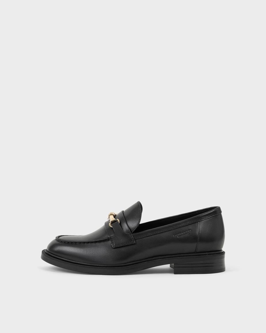 Amina loafers Sort, Læder