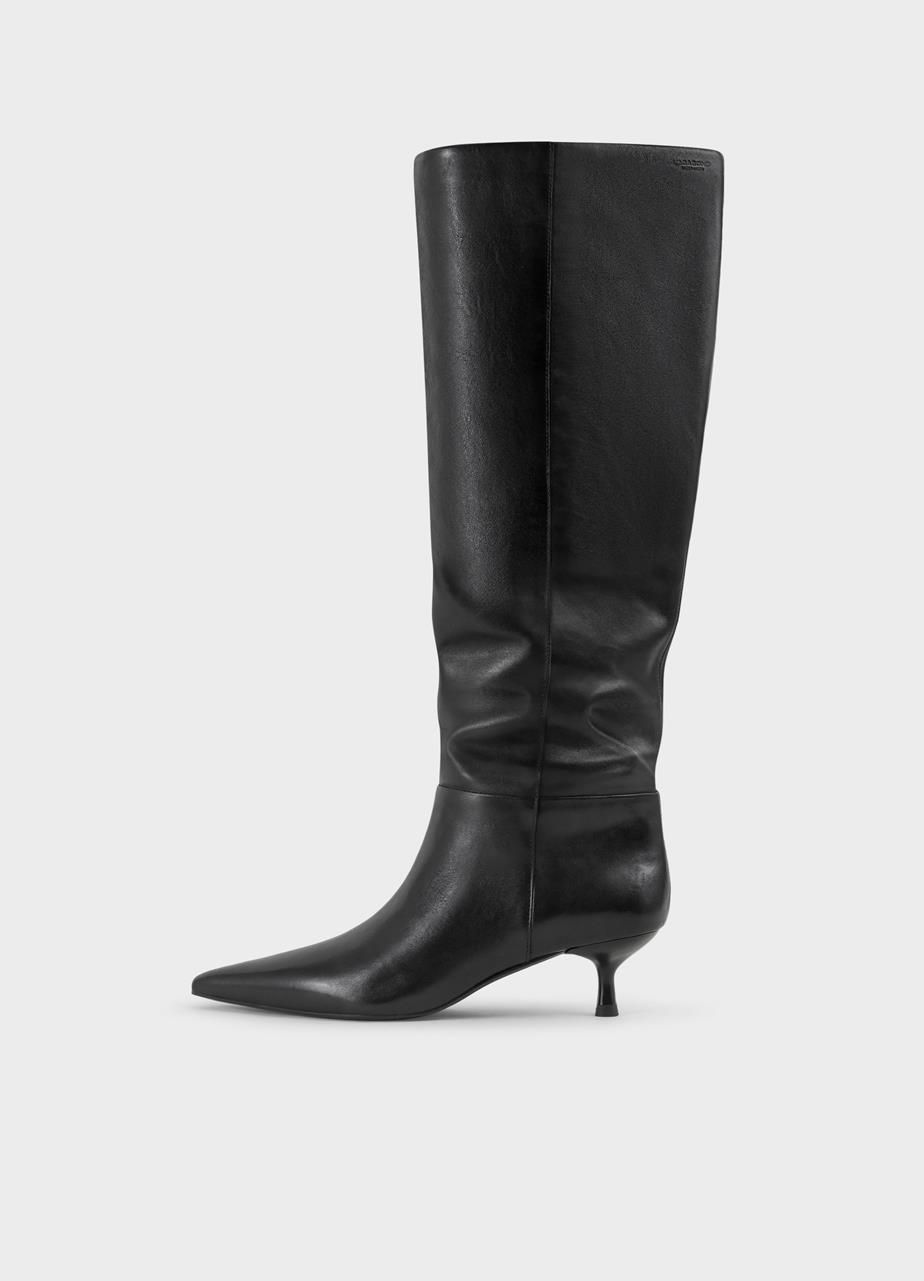 Lykke tall boots Black leather