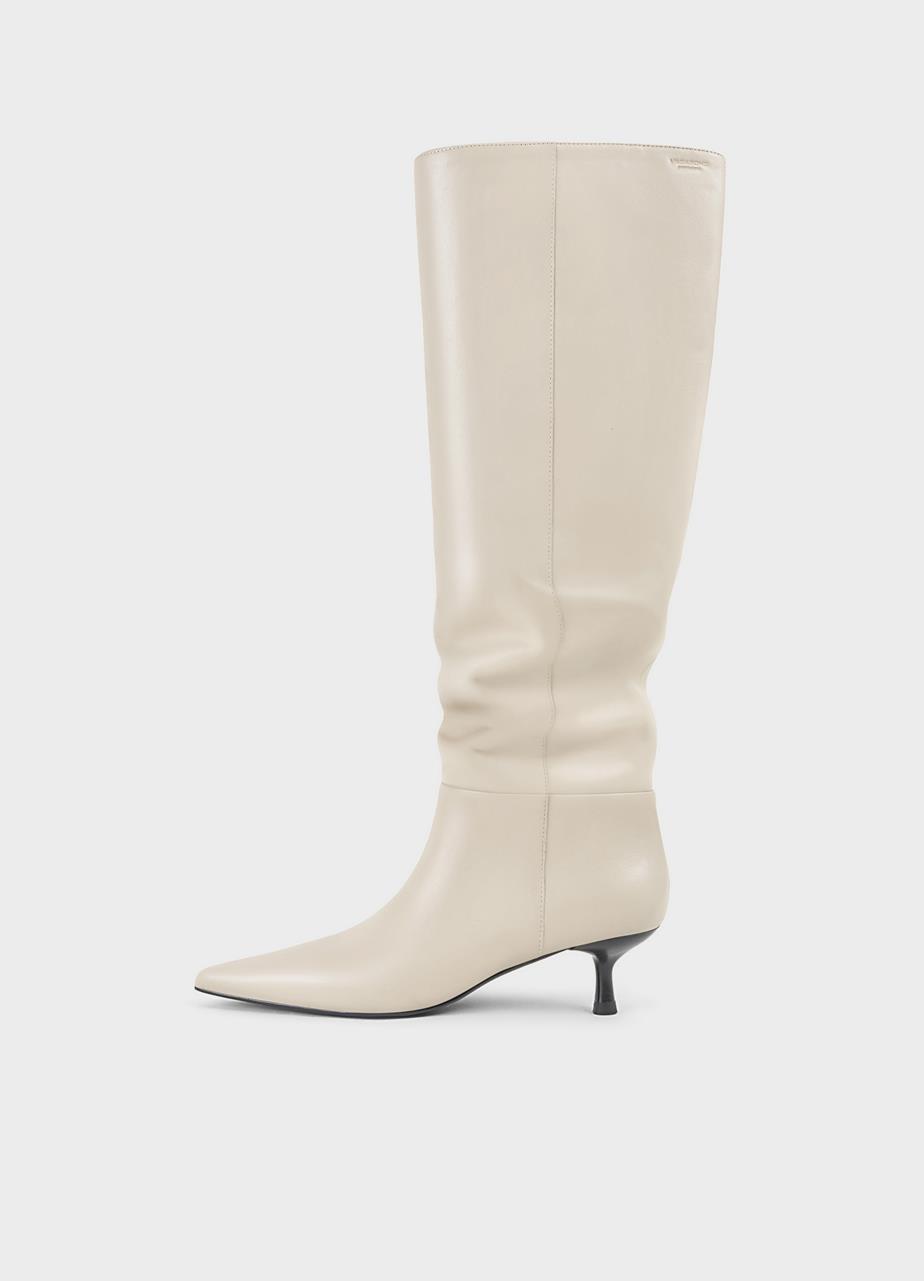 Lykke tall boots BEIGE LEATHER