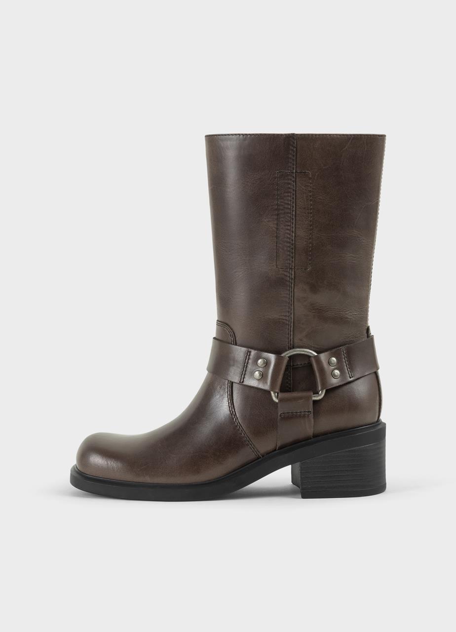 Daniella botas altas Marrón nubuck engrasado