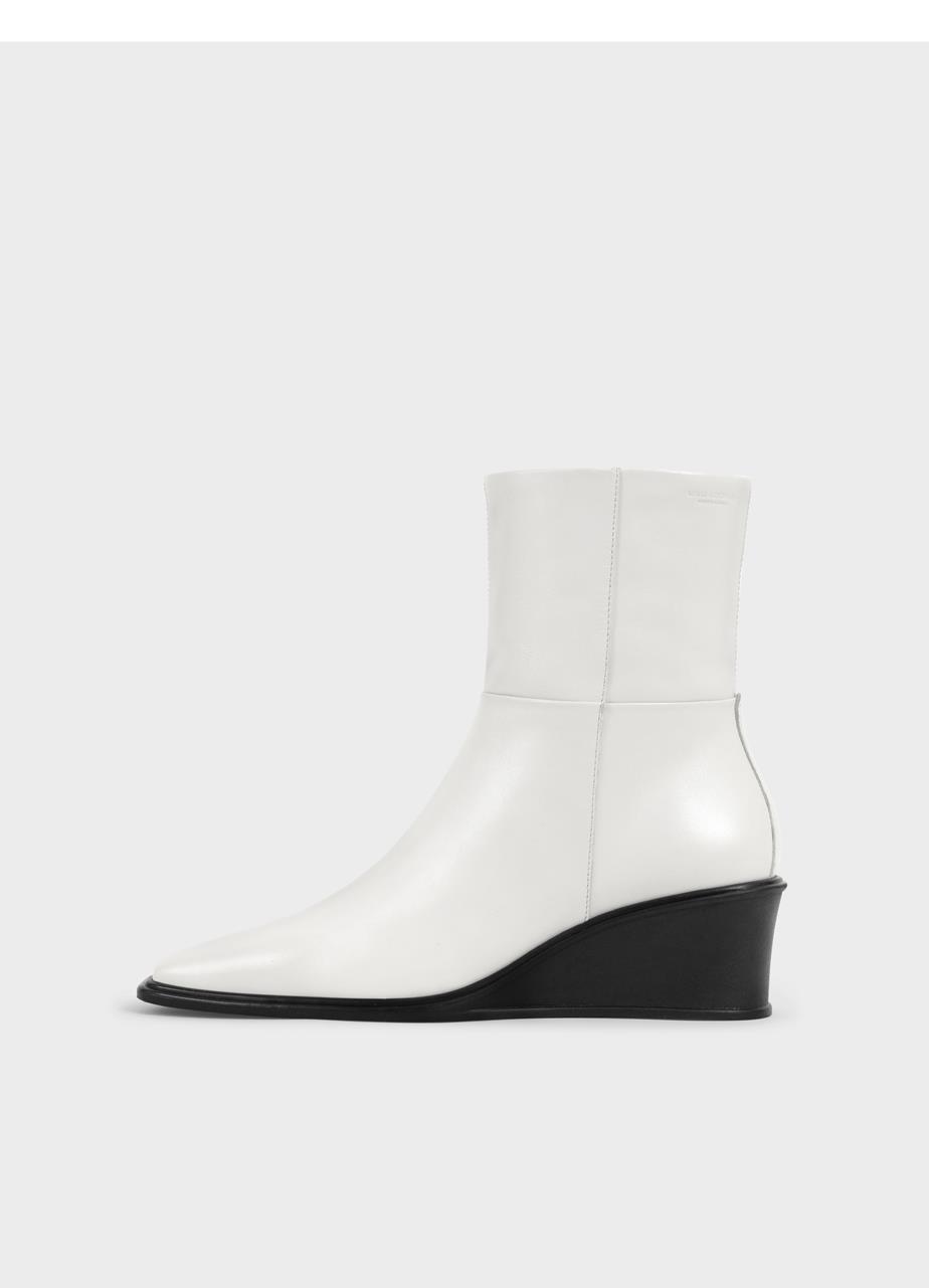 Aino botas Blanco cuero