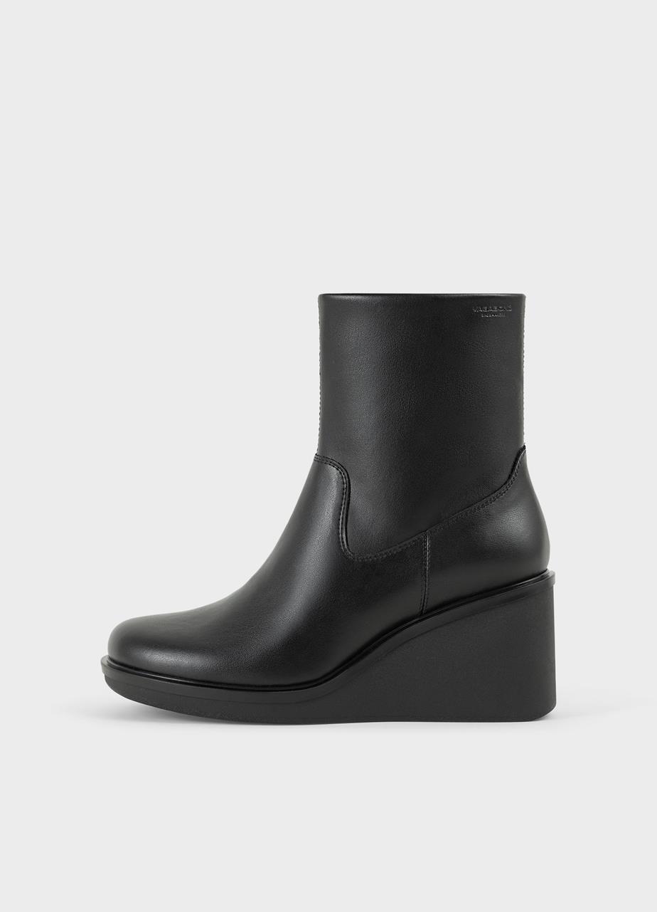 Deena boots Black leather imitation