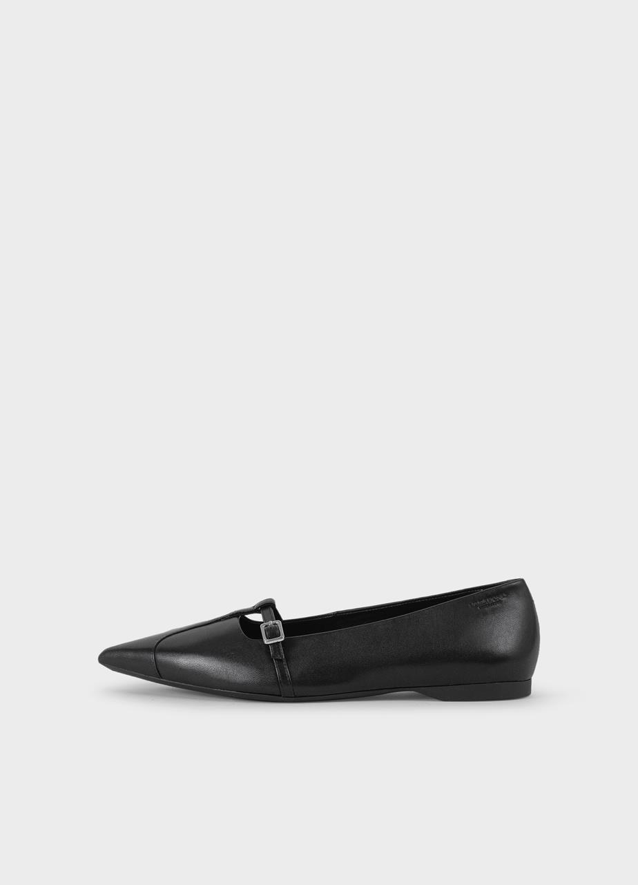 Hermine scarpe Nero pelle