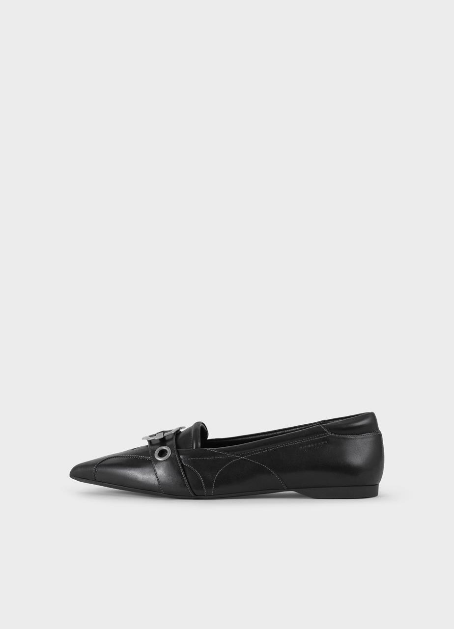 Hermine shoes Black leather