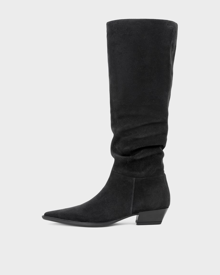 Cassie tall boots Black, Suede
