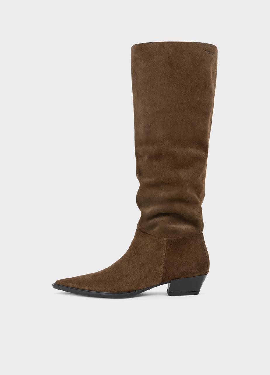 Cassie tall boots Brown suede