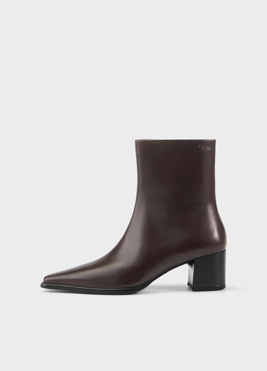 Giselle ankle boots BROWN LEATHER