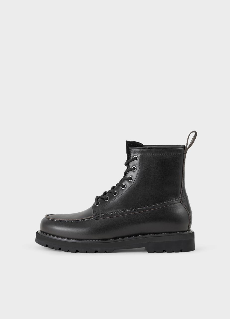 Jay boots Svart läder