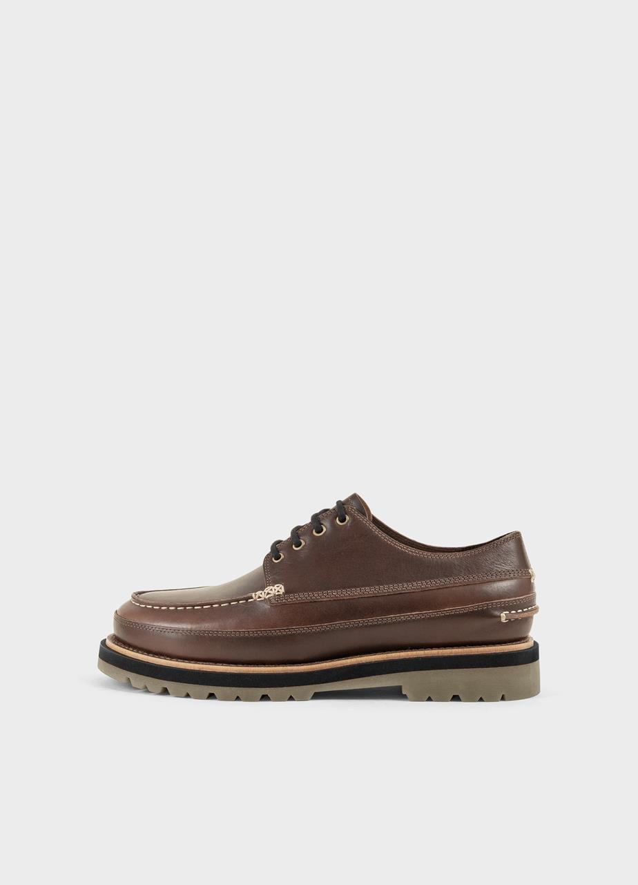 Jay chaussures basses Marron cuir