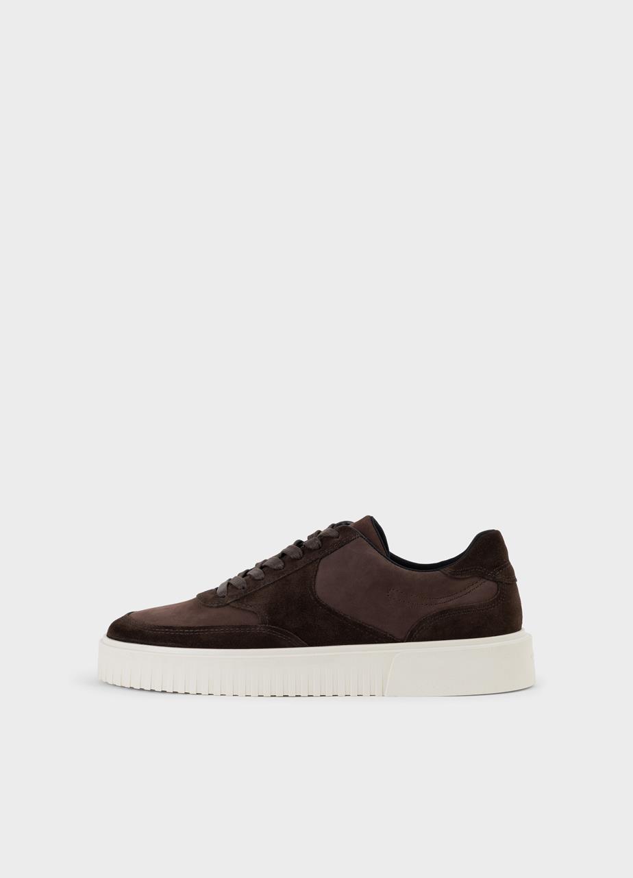 Derek sneakers Brun ruskind/kombination