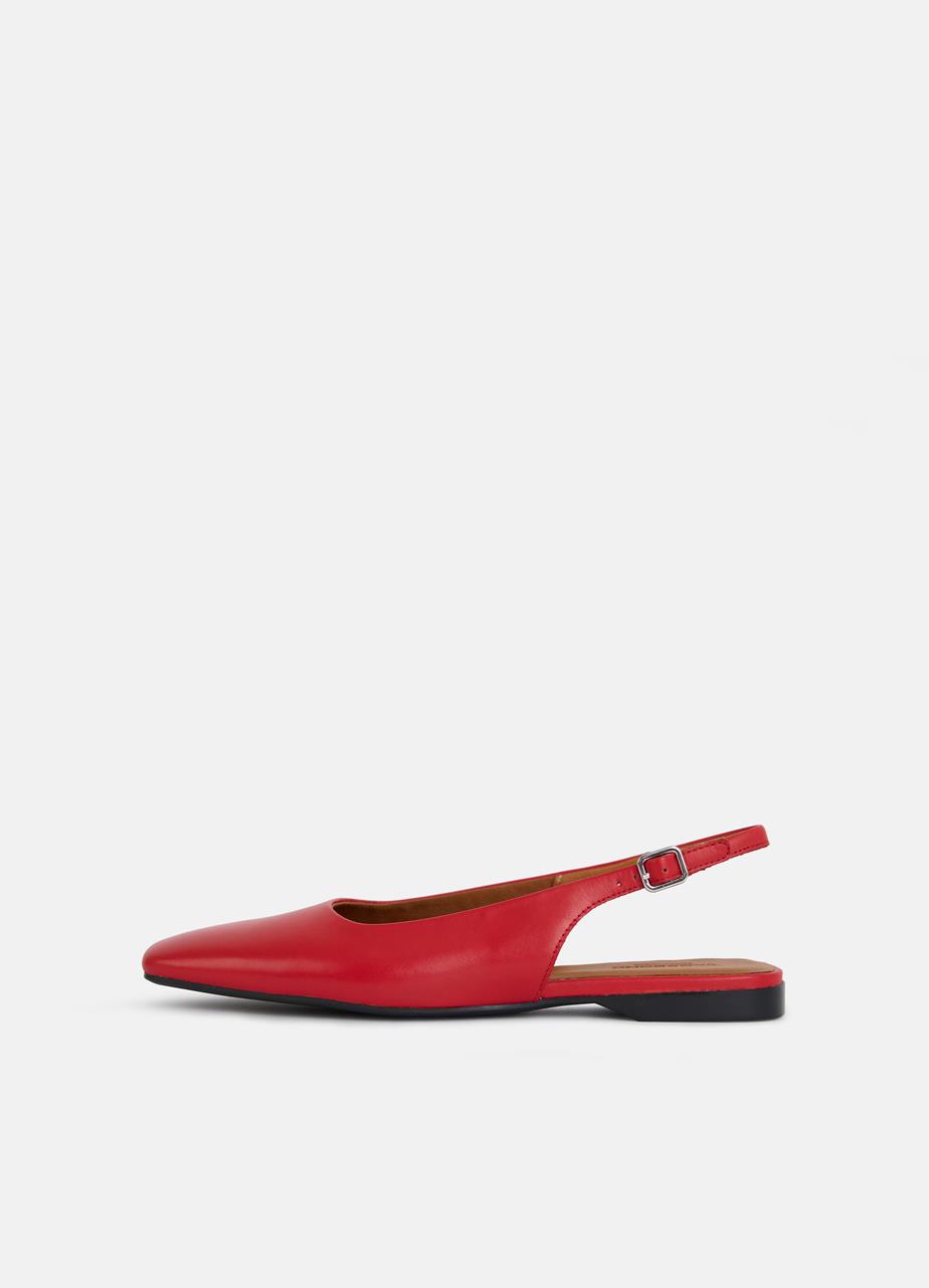 Delia shoes Red leather