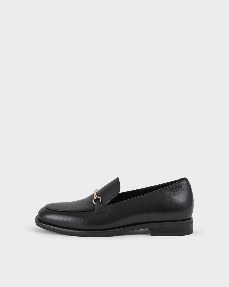 Heidi loafers Černá, Kůže