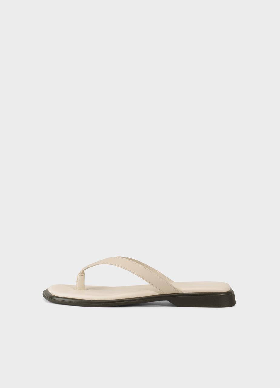 Izzy sandals OFF-WHITE LEATHER
