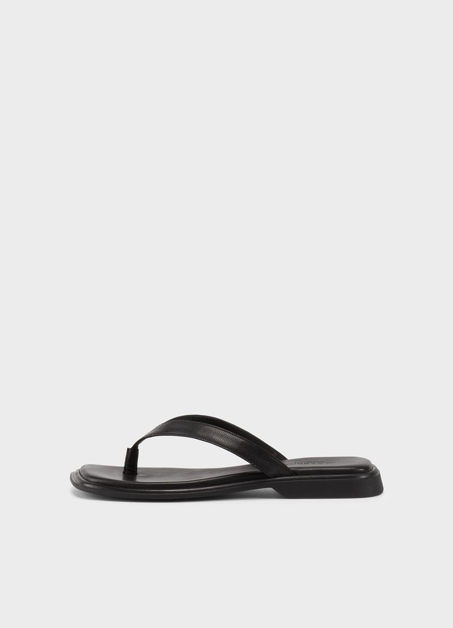 Izzy sandals Black leather