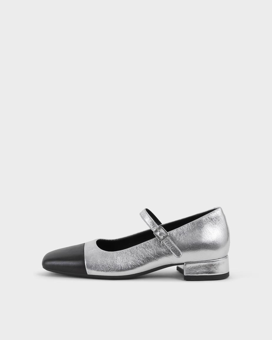 Debbi pumps Silber, Leder/Metallic