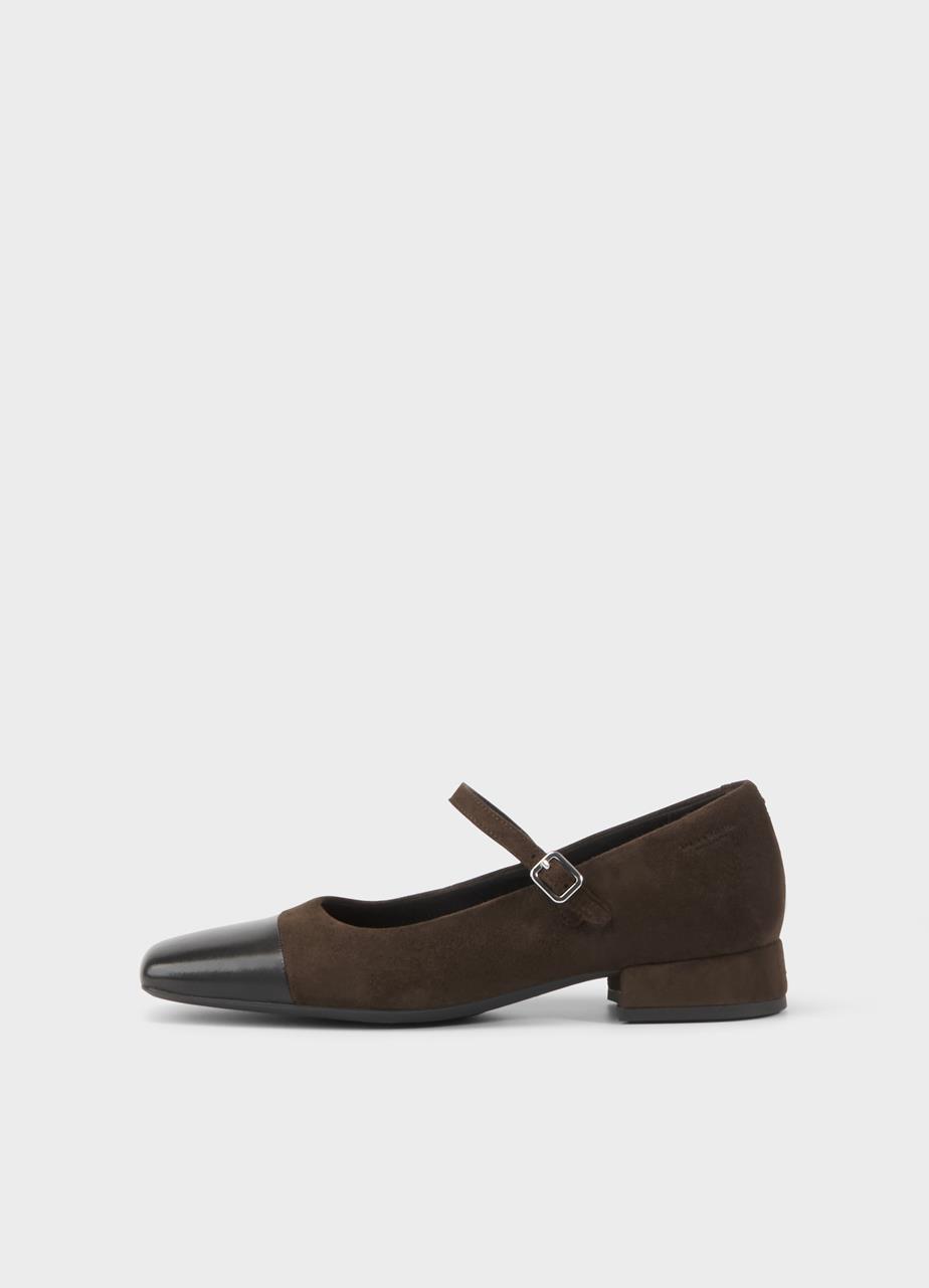 Debbi sapatos altos CASTANHO-ESCURO CAMURÇA/COMB