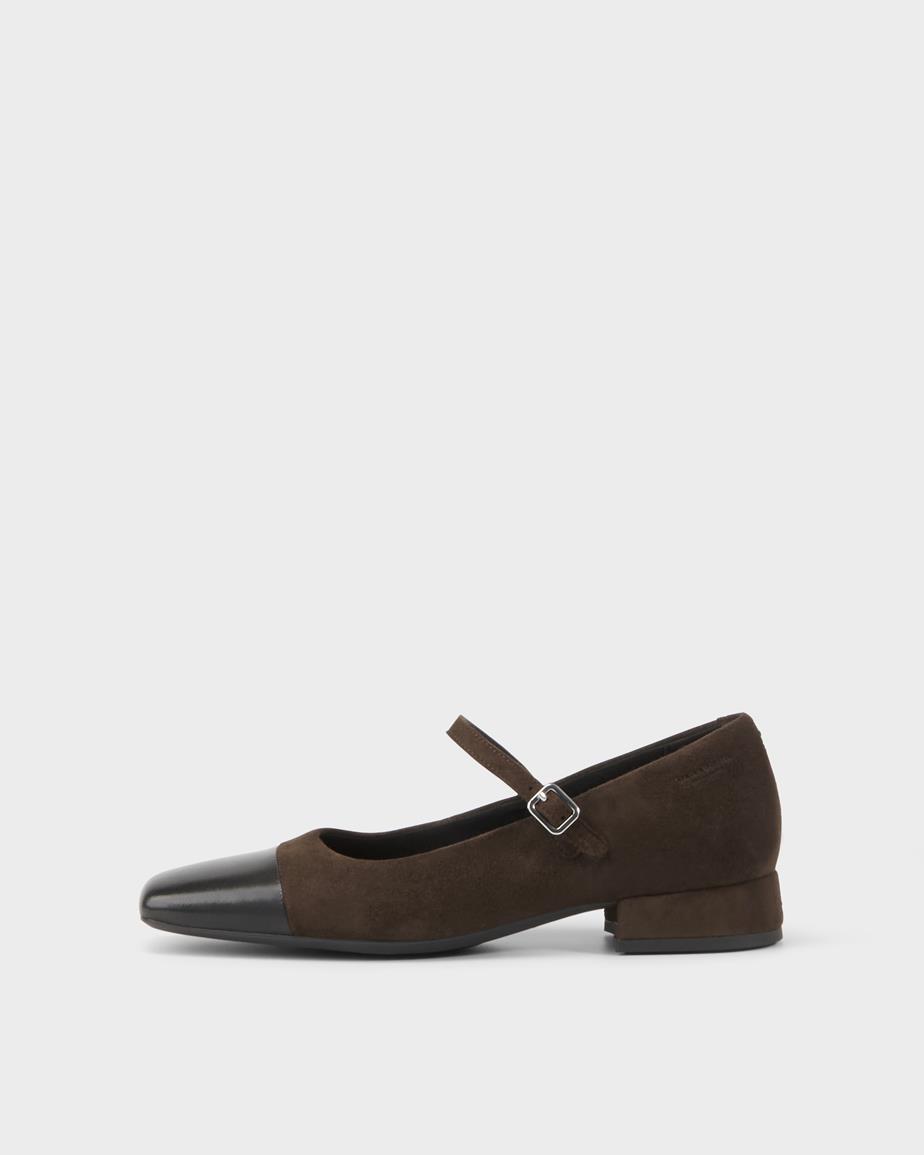 Debbi pumps Dunkelbraunes, Wildleder/Komb