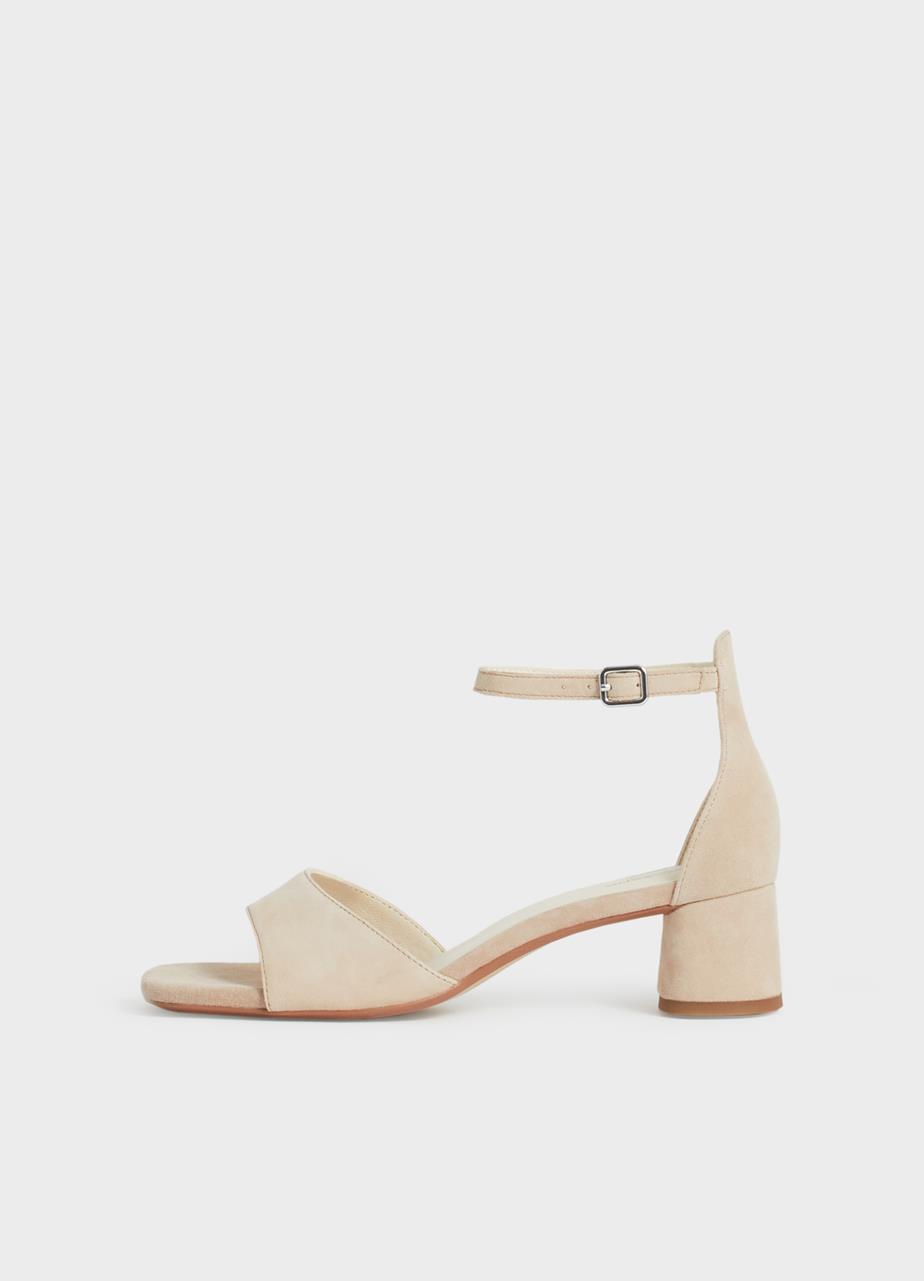 Piper sandals Beige suede