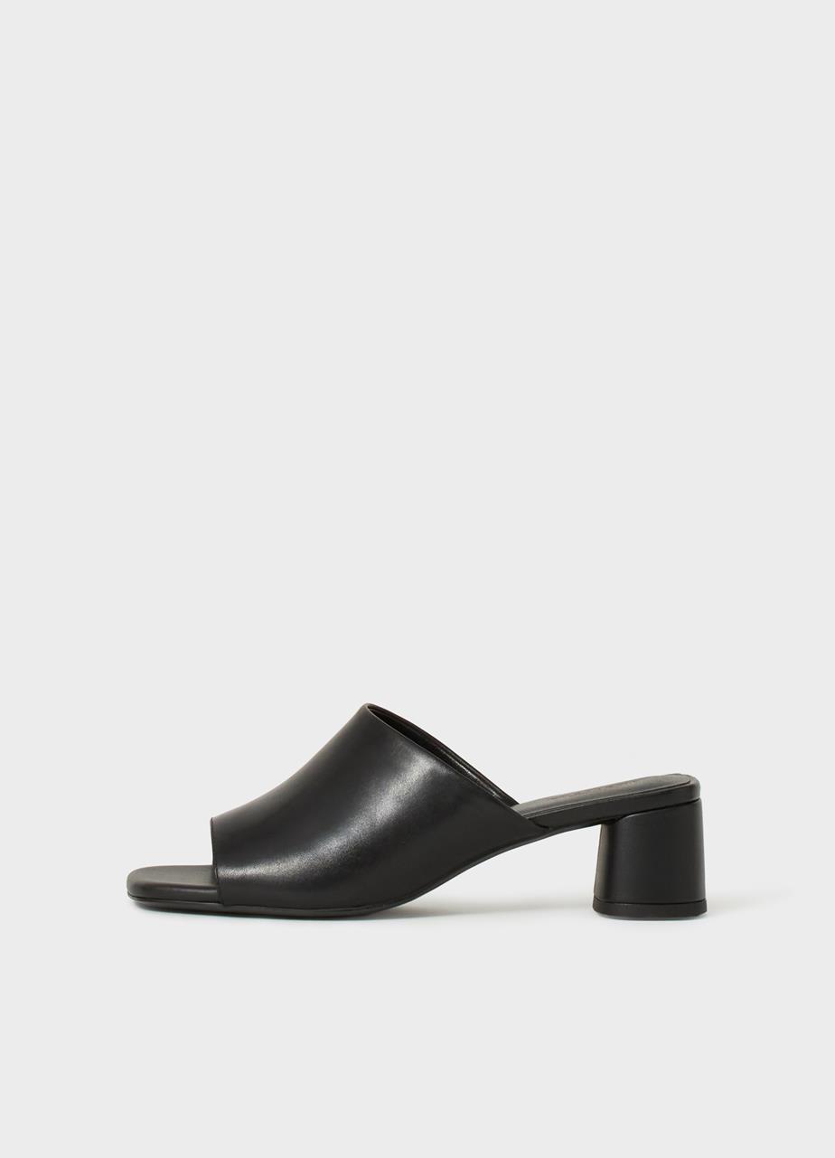 Piper sandales Noir cuir