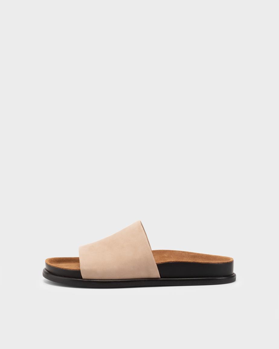 Effie sandaler Beige, Nubuck