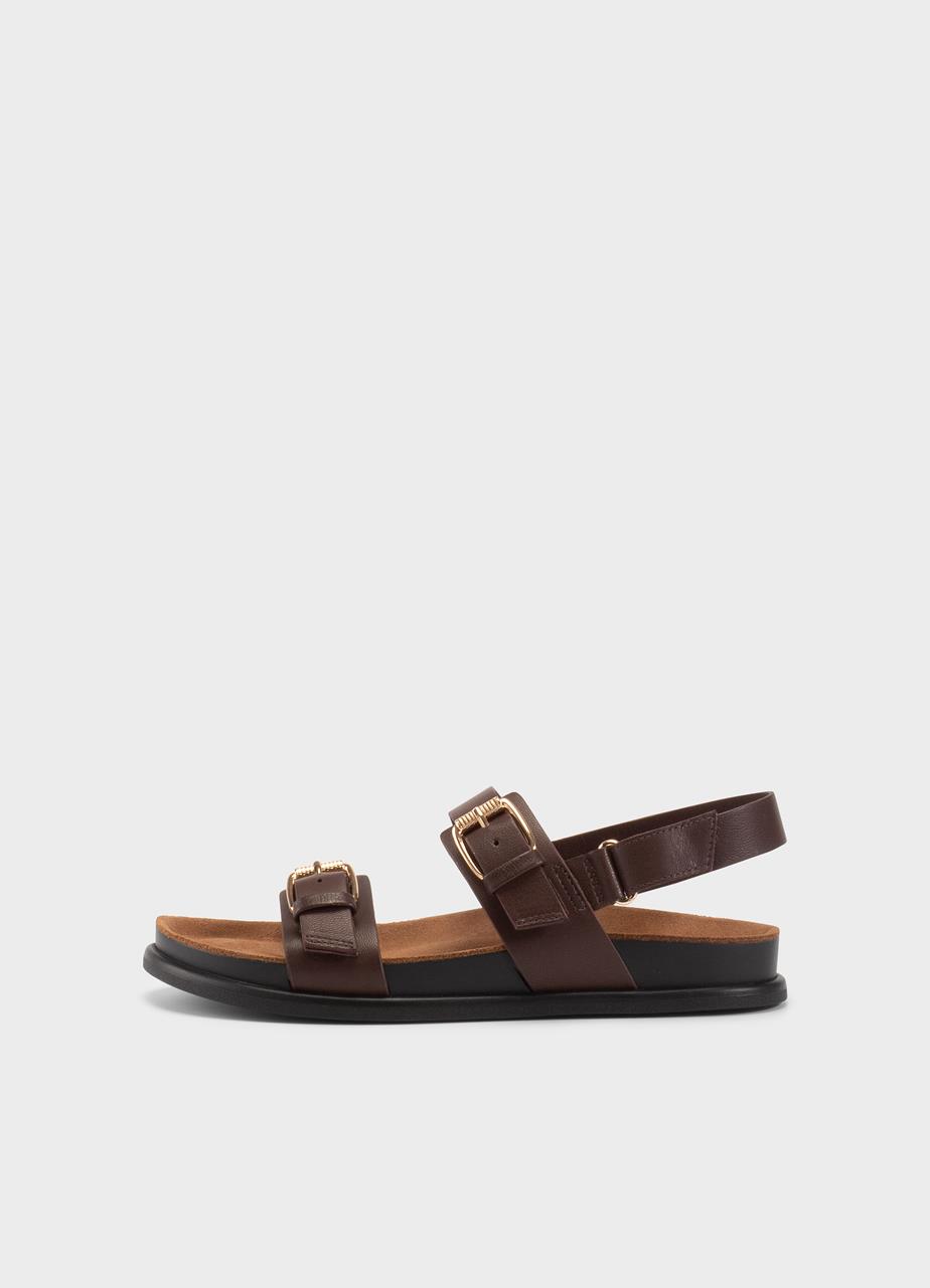 Effie sandals Brown leather