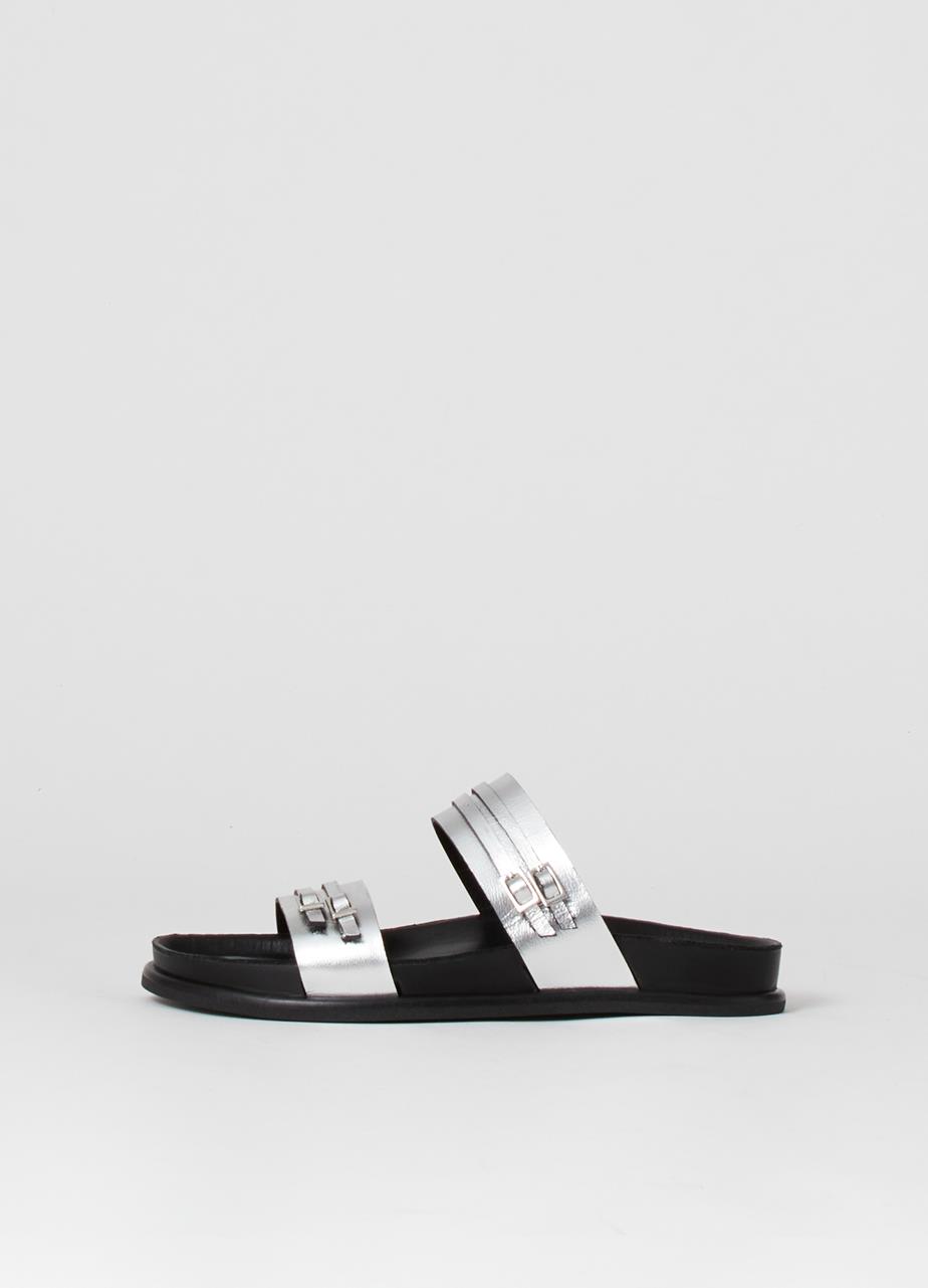 Effie sandals SILVER METALLIC LEATHER