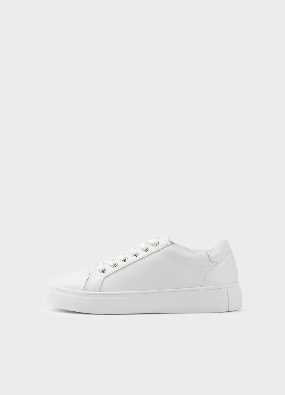 Zoe platform sneaker Weiss leder