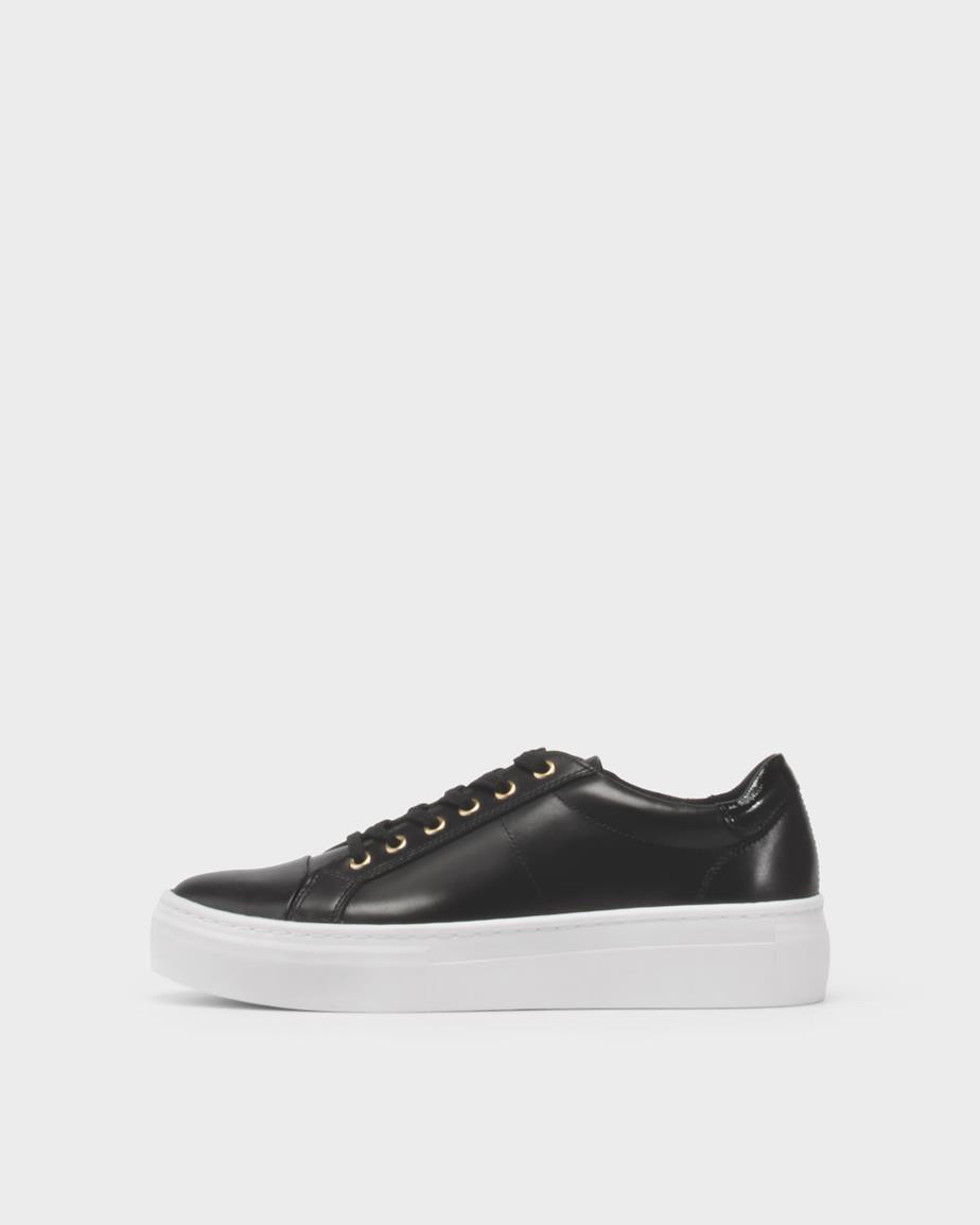 Zoe platform sneakers Black, Leather