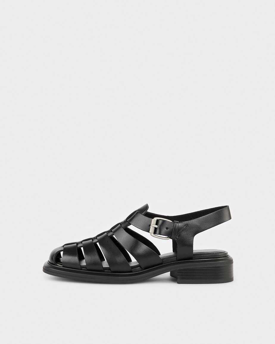 Ellis sandaler Svart, Skinn