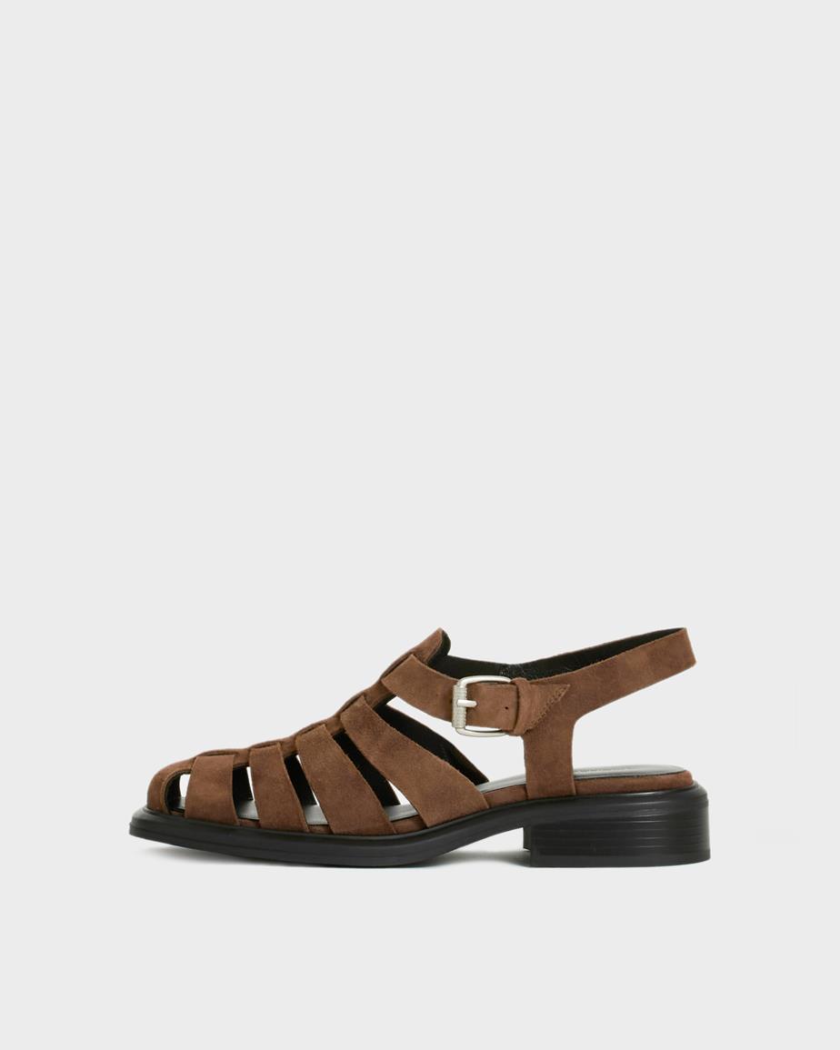 Ellis sandaler Brun, Mocka
