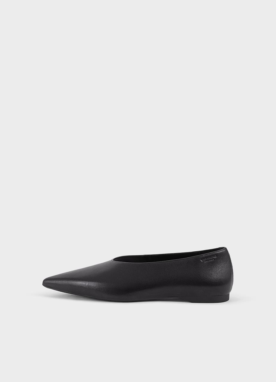 Hermine shoes Black leather