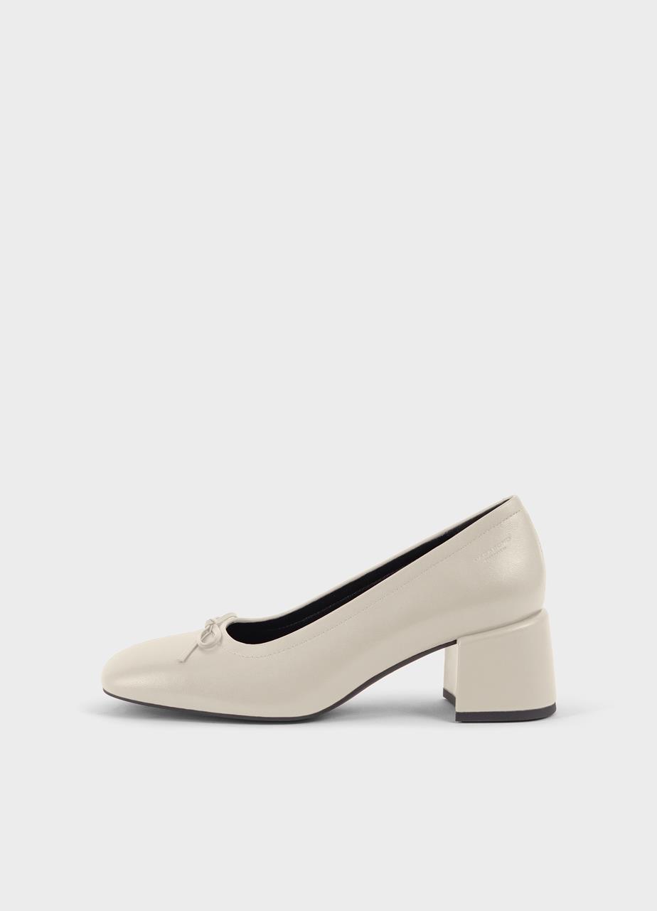 Adison escarpins BLANC CASSÉ CUIR