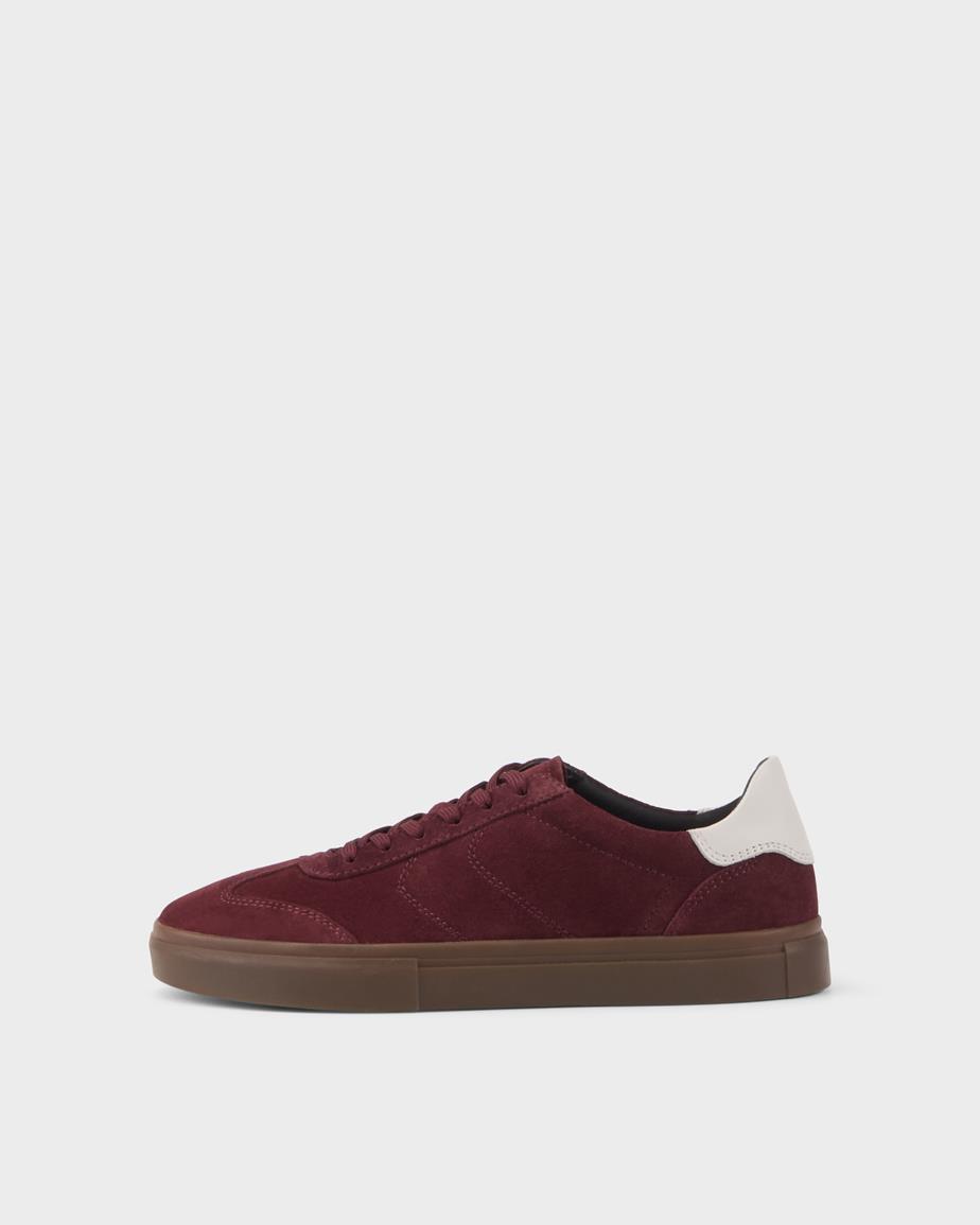 Cody sneakers Dark Red, Suede/Comb