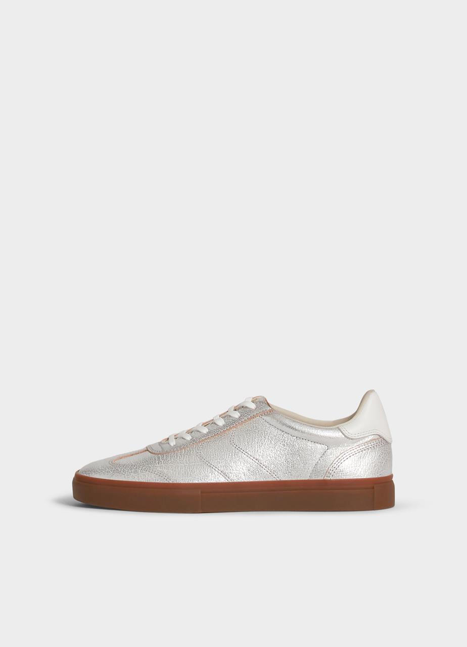 Cody sneakers Argento pelle metallizzata