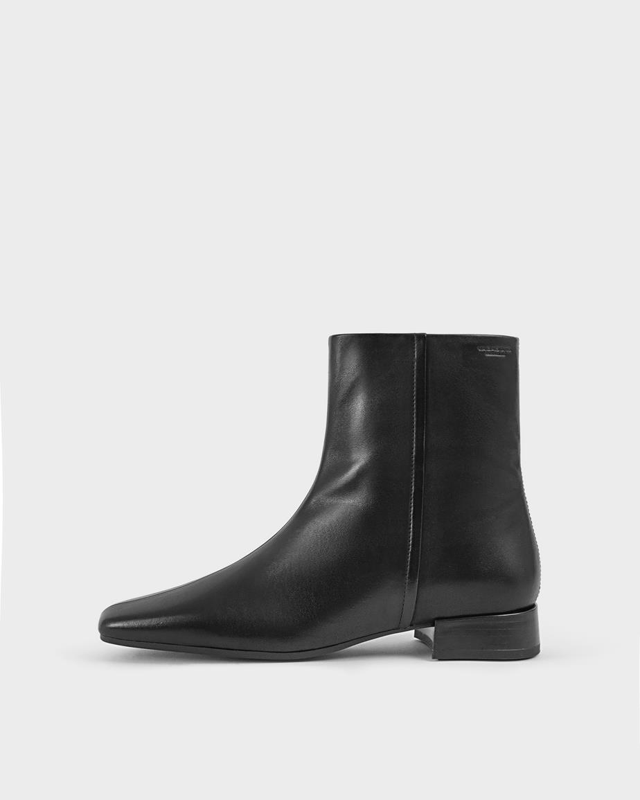 Mona stiefeletten Schwarzes, Leder