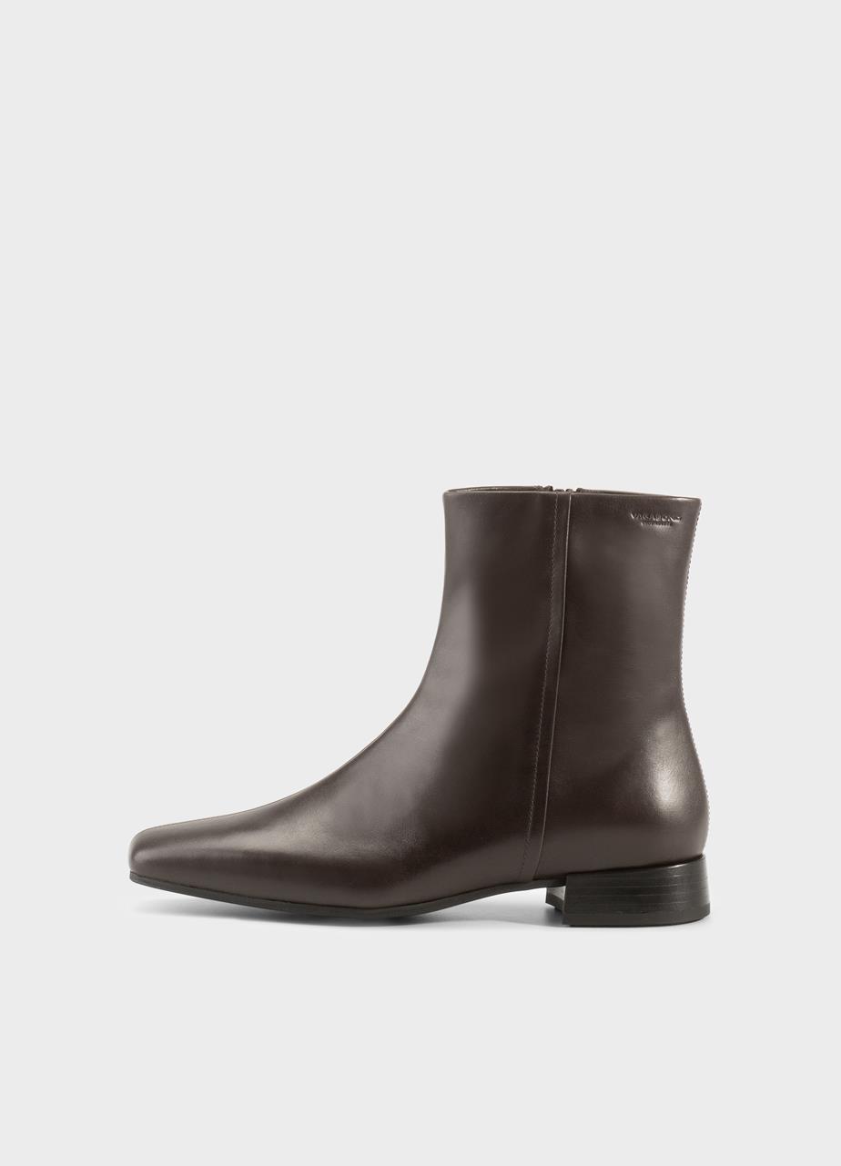 Mona ankle boots BROWN LEATHER