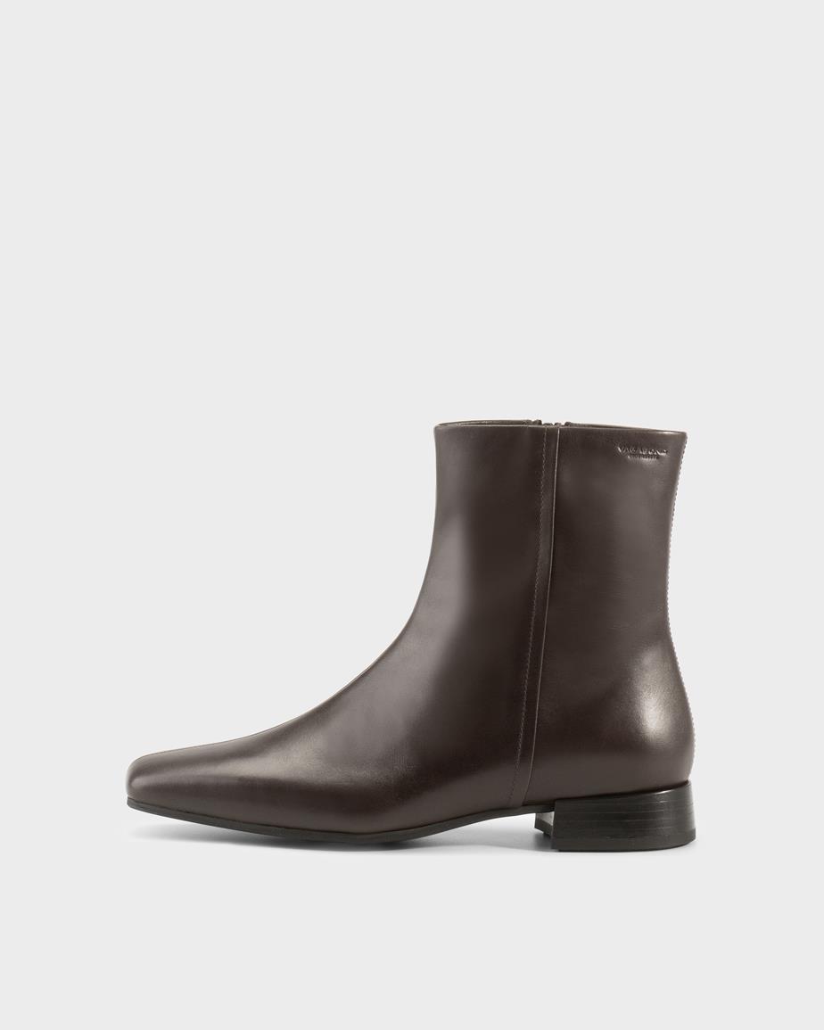 Mona stiefeletten Braunes, Leder
