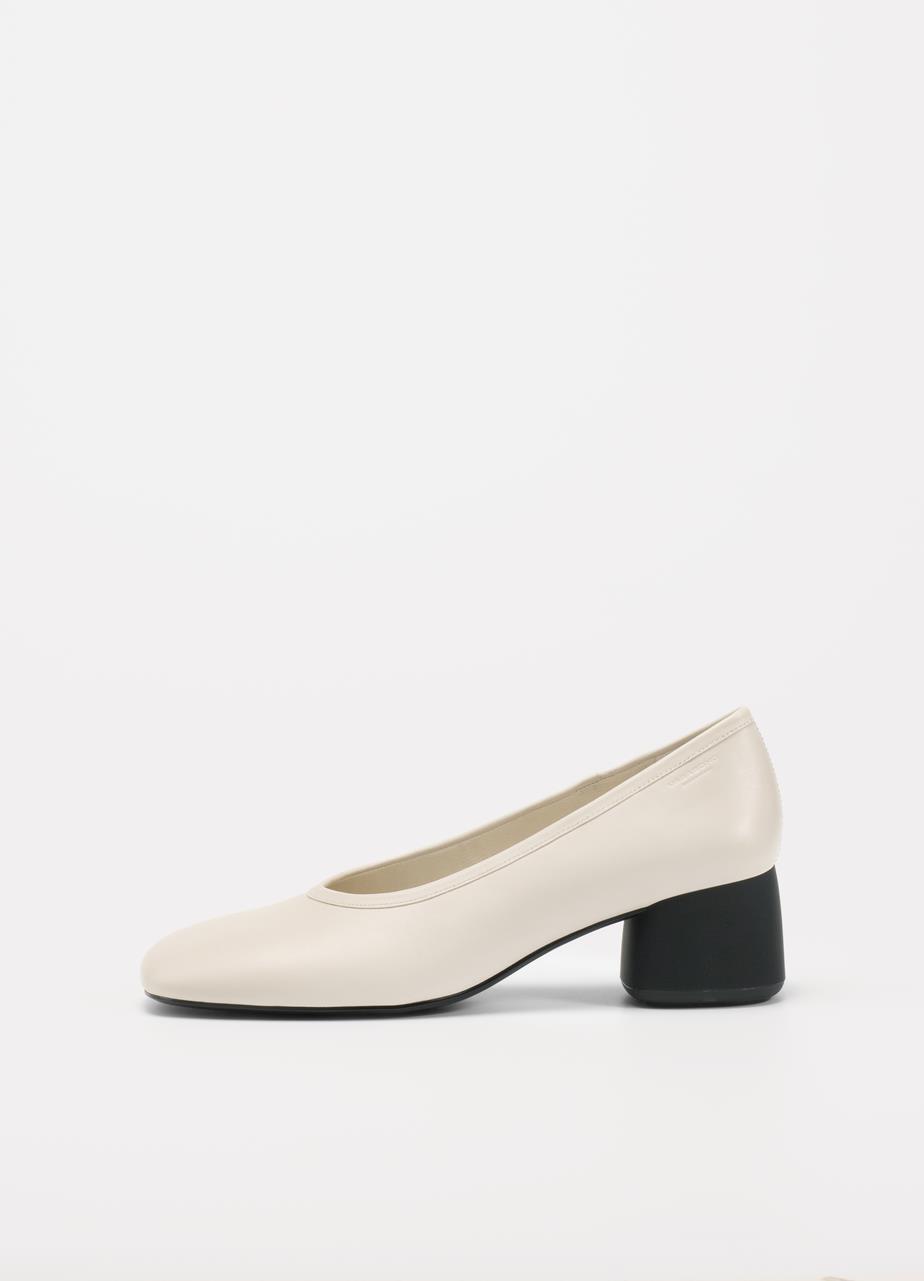 Livia pumps Offwhite, Leder