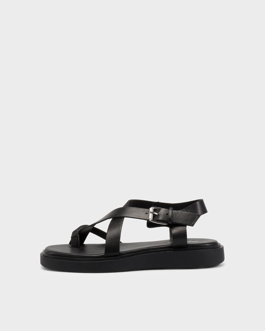 Connie sandaler Svart, Skinn
