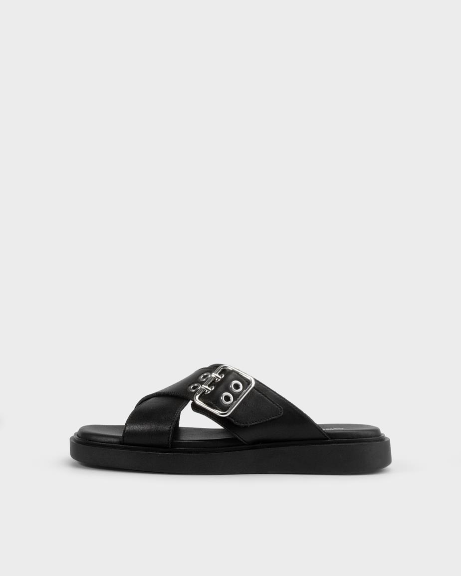 Connie sandaler Svart, Skinn