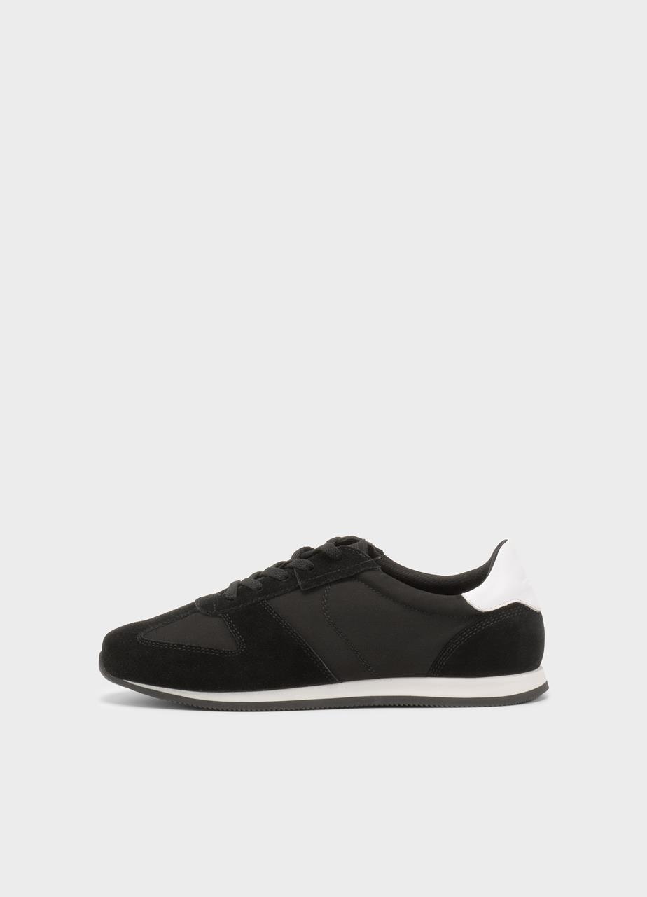 Yasmin sneakers Black leather/textile