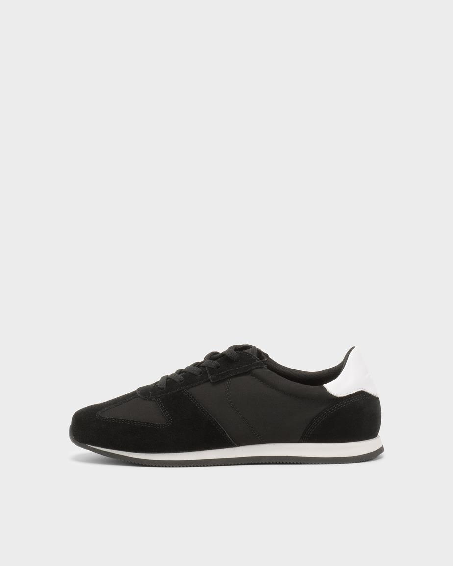 Yasmin sneaker Schwarzes, Leder/Textil