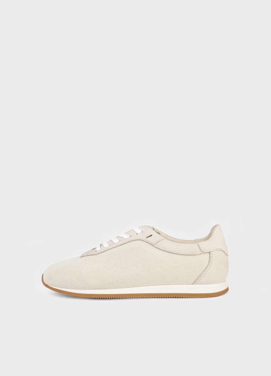 Yasmin baskets BLANC CASSÉ CUIR/TEXTILE