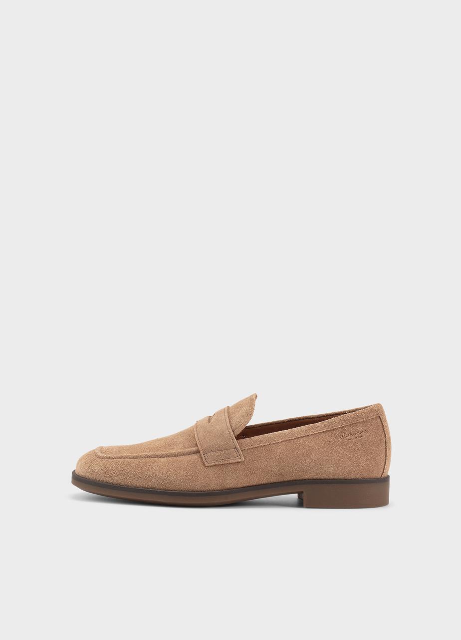 Troy loafers Beige, Suède