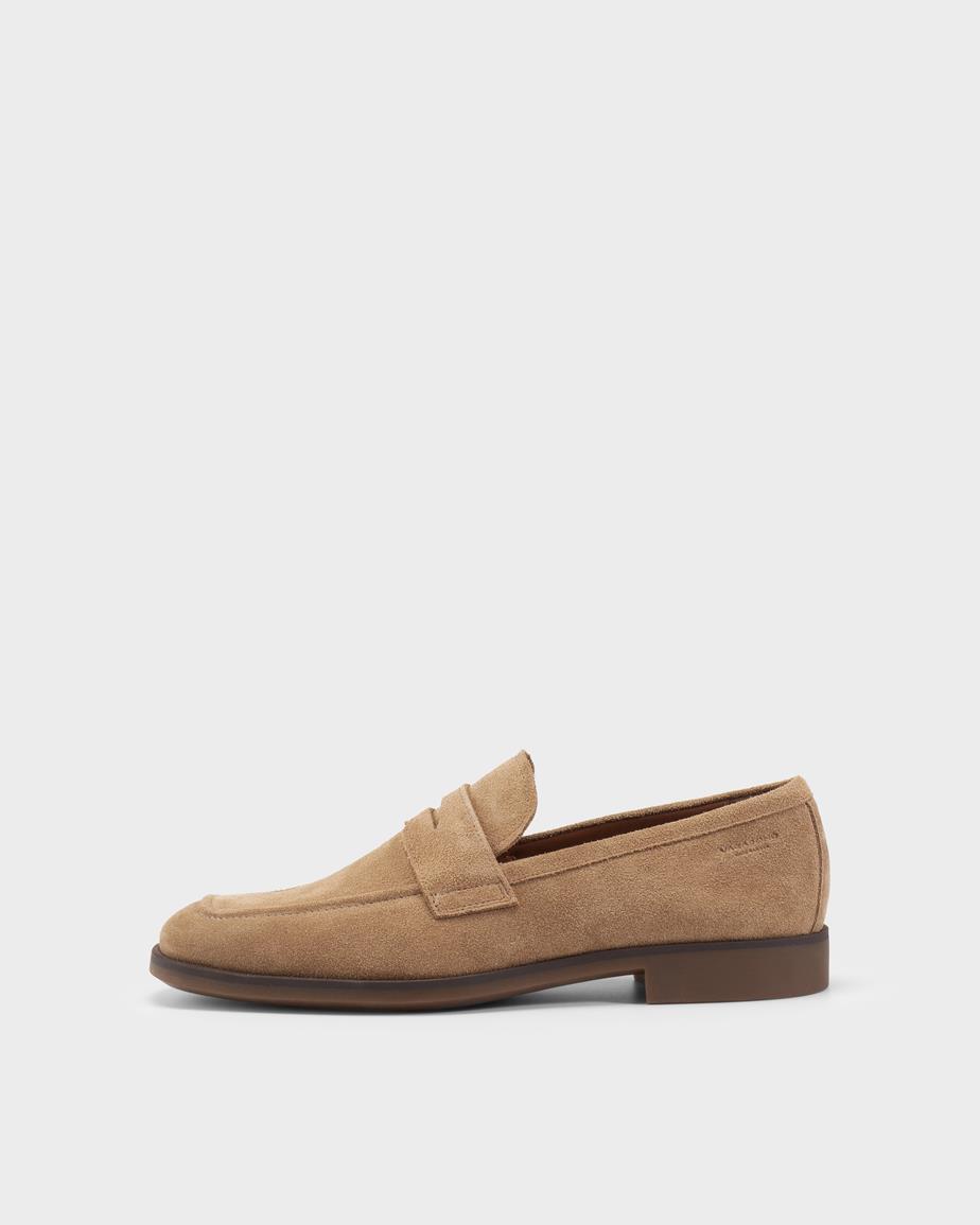 Troy loafers Lichtbruin, Suède